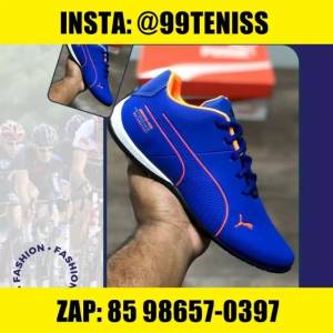 Tenis (leia Descrio) Novo Tnis Puma Blue