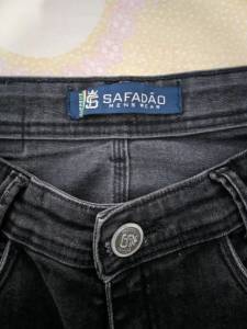 Cala Jeans Preta Tamanho 41 Semi Nova