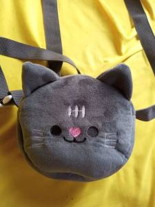 Bolsa Gatinho Em Camura