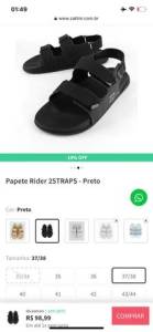 Papete Rider 2straps-preto