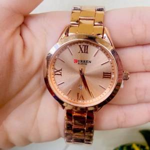 Relgio Feminino Curren 9007 - (dourado)