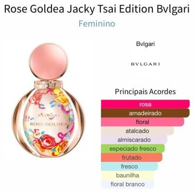 Perfume Rose Goldea Bvlgari Edio Limitada