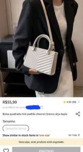 Bolsa Shein Nova Off White