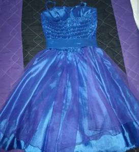 Vestido Social Azul