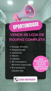 Vende-se Loja De Roupas Femininas