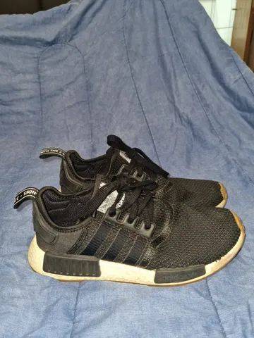 Tnis Adidas Nmd R1 Black Gum