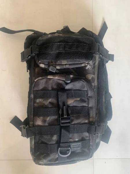 Mochila Ttica Assault - Invictus - Camuflado Warskin Black 30l