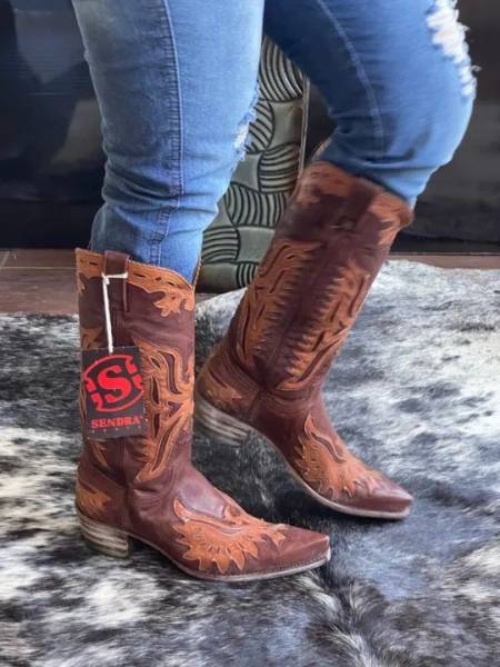 Sendra Cuervo Sabia Serraje Brown Marron 799,00 Cada Par