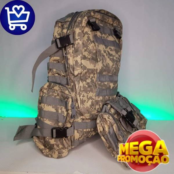 Mochila Militar Camuflada E Digitalizada (promoo)