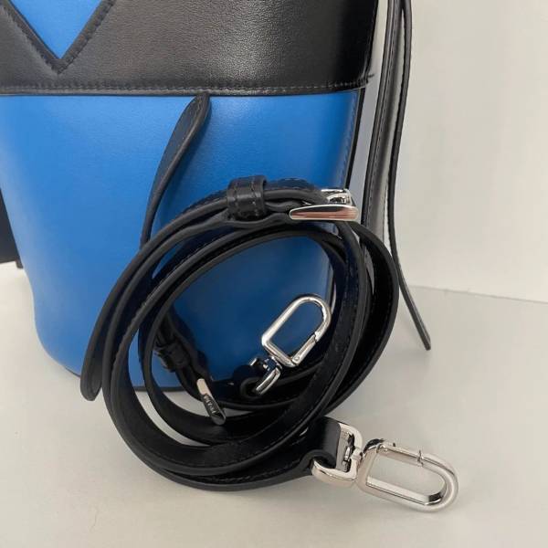 Bolsa Prada Ouverture Bucket Azul