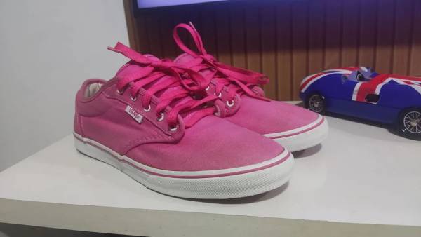 Tenis Vans Original Rosa Nmero 38 Em Muito Bom Estado