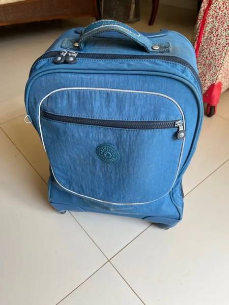 Mochila Kipling Azul Com Rodinha