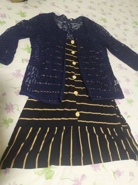 Vendo Conjunto Vestido E Casaco