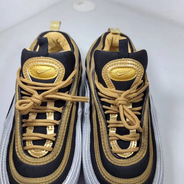 Tnis Nike Air Max 97 Prata E Dourado