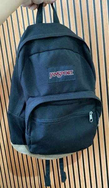 Linda Mochila Jansport Masculino Preta C Camura Marrom