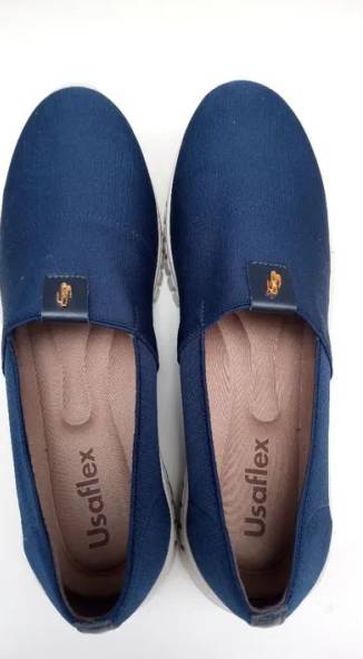 Tnis Slip On Elstico New Blue Usaflex, Tamanho 40