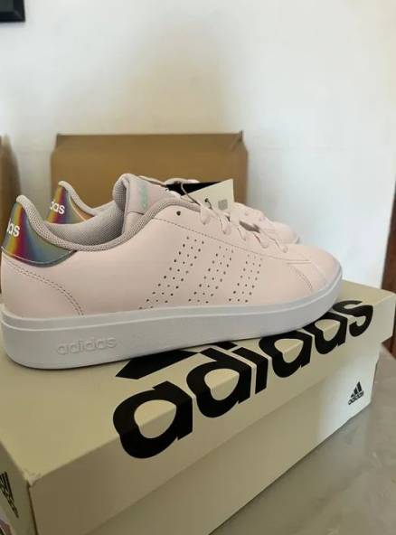 Tnis Adidas Advantage Base 2.0 Rosa