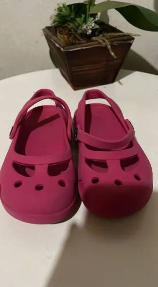 Sandlias Crocs Rosa Tamanho 27