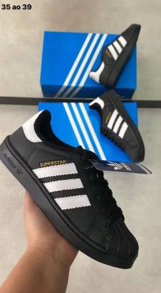 Tnis Adidas Superstar Unissex Linha Luxo (34 Ao 43) - A Pronta Entrega