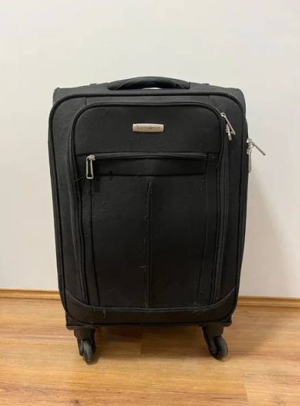 Mala Samsonite Preta 12kg 58x36x25cm