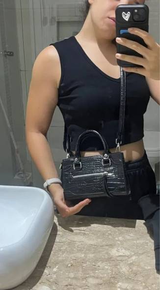 Bolsa Estilo Croco