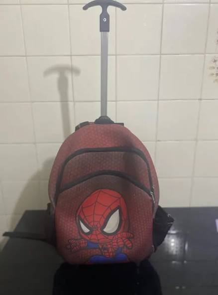 Mochila Rodinha Homem Aranha