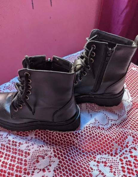 Bota Coturno Femininas Preta N33