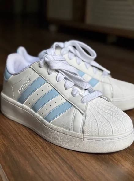 Tnis Adidas Superstar Azul - Importado