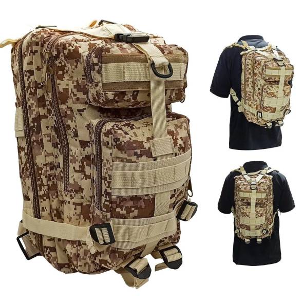 Mochila Ttica De Acampamento Militar Reforada Camuflada 30 Litros