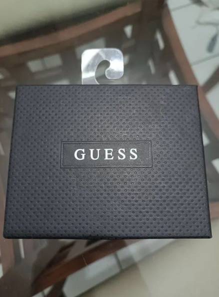 Carteira Marrom Masculina Guess Original Importada