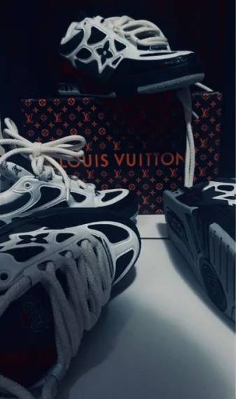 Tnis Louis Vuitton - Branco E Preto