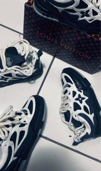 Tnis Louis Vuitton - Branco E Preto