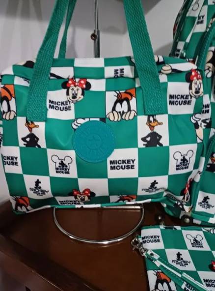 Kit De Bolsas Mickey Mouse Verde