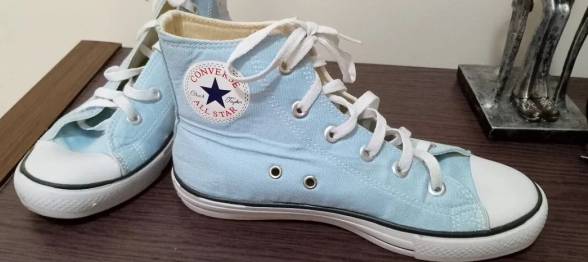 Tnis All Star Cano Alto Azul