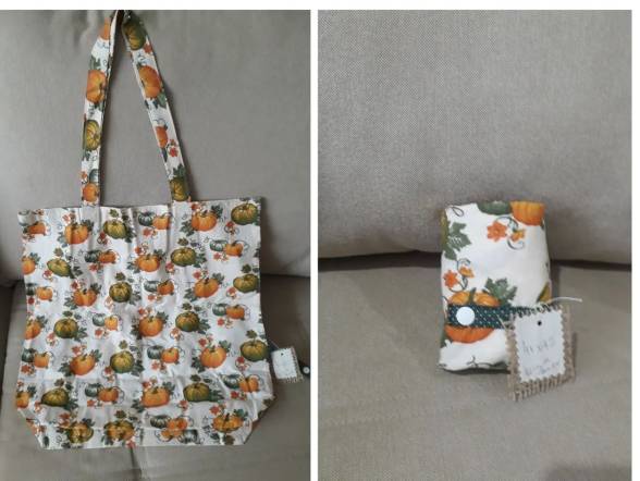 Bolsa De Ombro - Ecobag Com Estampa De Abbora