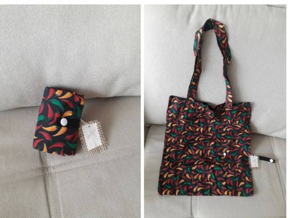 Bolsa De Compras Dobrvel - Pimenta  (ecobag)