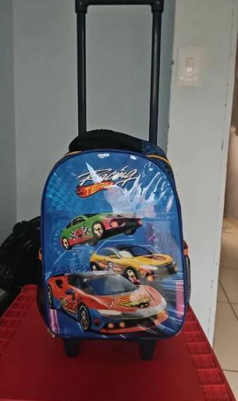 Mochila De Rodinhas Infantil - Racing Team