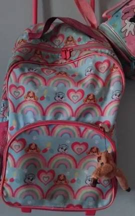 Conjunto De Mochila E Bolsa Minnie