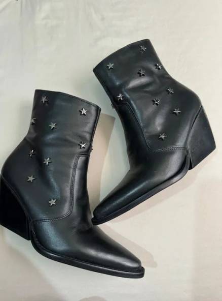 Bota Western Em Couro