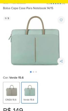 Bolsa Notebook Maleta