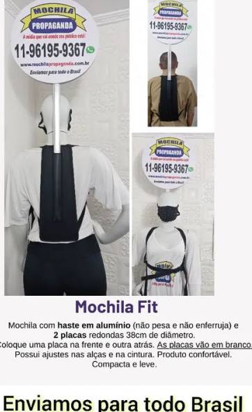 Kit 10 Mochilas Propaganda Pirulito Caixa Mvel Eventos Volante